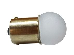 Світлодіодна лампа AllLight T25 9 діодів 2835SMD BA15S 12V WHITE матова лінза, кераміка