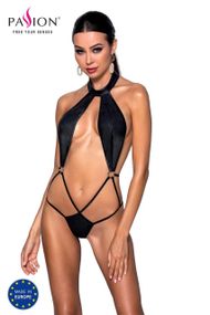 Боді-халтер з екошкіри Passion JANNIES BODY S/M black sexstyle
