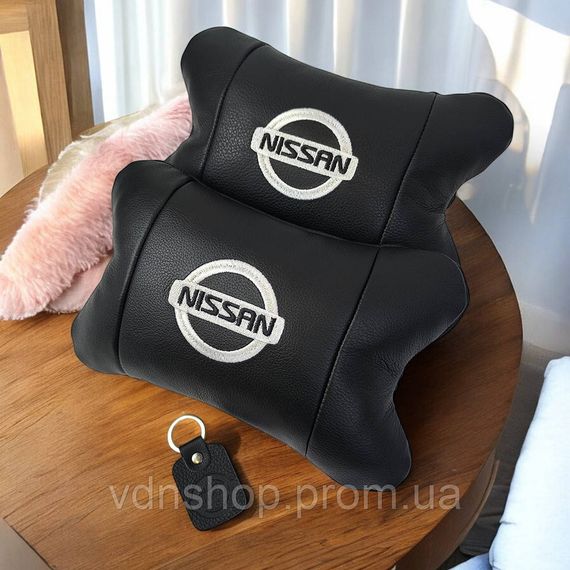Подарок автолюбителю Nissan, Удерживающая подушка для шеи в автомобиле, Подушка для голови в авто WC-66 | Зображення 8