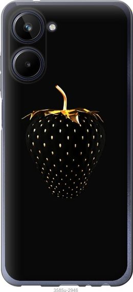 Чехол на Realme 10 Черная клубника "3585u-2946-17620"