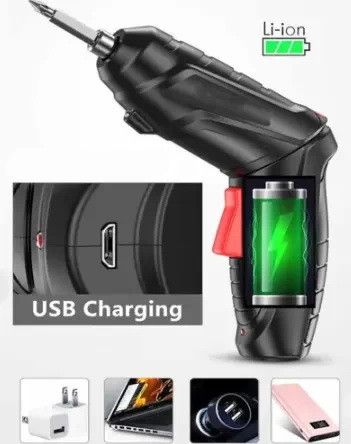 Аккумуляторна викрутка з насадками в чемодані XPRO (43430-_274) | Зображення 7