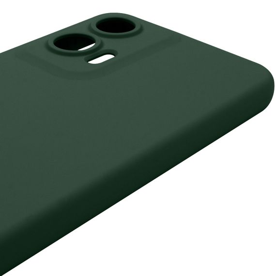 Чохол Silicone Cover Lakshmi Full Camera (AAA) для Motorola Moto G35 Зелений / Cyprus Green | Зображення 3