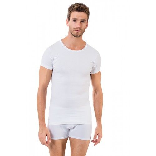 Чоловіча футболка з круглим вирізом. Модель 1048 OZTAS