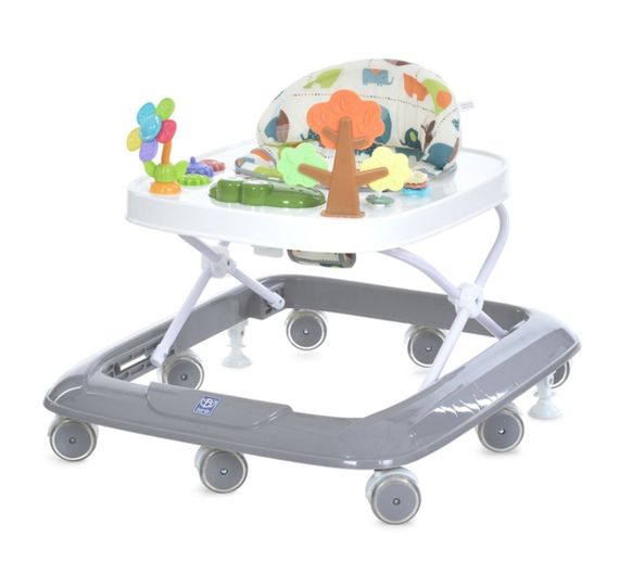 Ходунки M 6134-11 Bambi Сірий, музика, світло, в коробці (6903317731053)