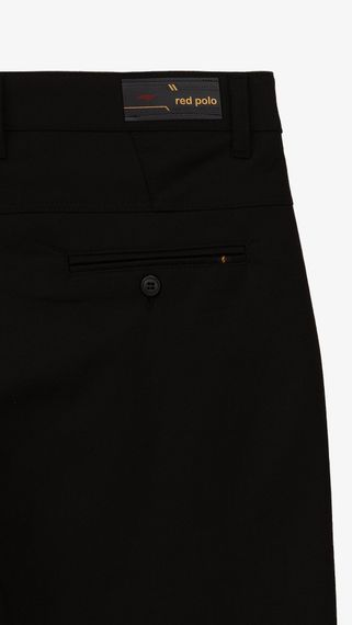 Штани прямі однотонні чоловічі Redpolo 2209 30 Чорний shop (2000990223111) | Зображення 4