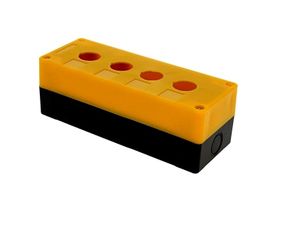 Корпус КП104 для кнопок 4 место желтый Ny95500300