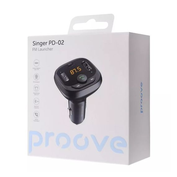 FM-модулятор з двома USB-портами 4.8A XPRO RCC230 серий (MAW-37519_472) | Зображення 5