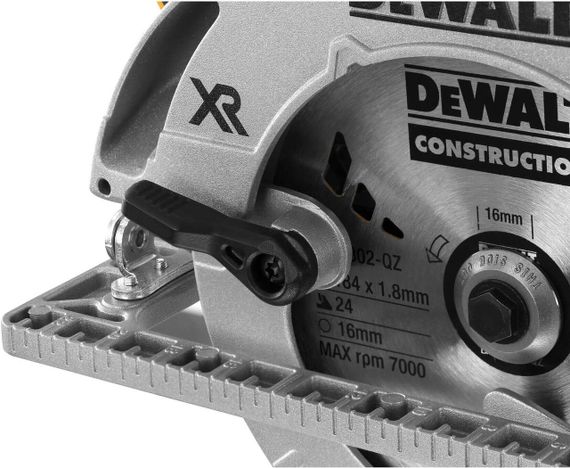 Пила дисковая аккумуляторная бесщёточная 184-16мм DeWALT DCS572NT | Зображення 4