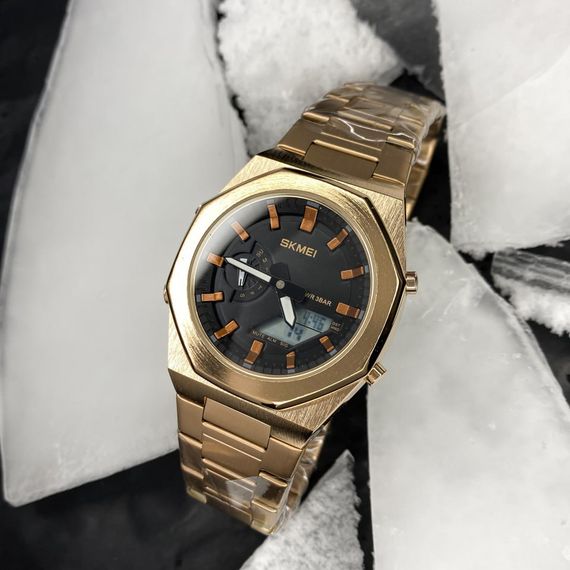 Чоловічий годинник Skmei 1816RGWT Rose Gold-White | Зображення 4