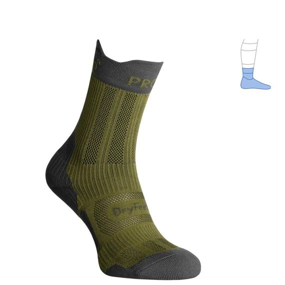 Шкарпетки компресійні літні "ShortDry PRO" сіро-зелені | Зображення 3