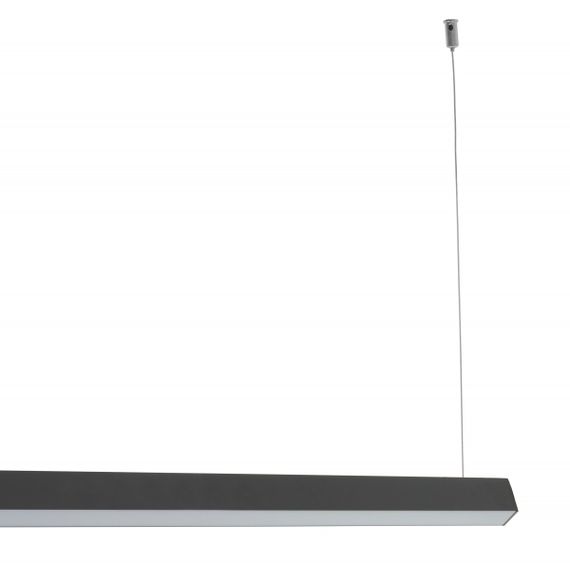 Система линейная LED подвесная FLF-80 25W NW BK 1,2m | Зображення 1