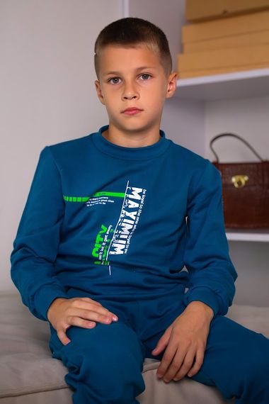 Костюм для хлопчика Носи своє 128 Бірюзовий (p-4107-171455) | Зображення 3