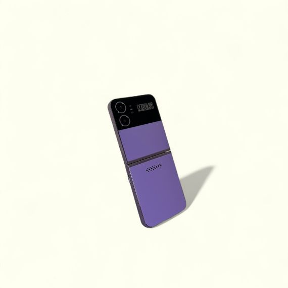 Кнопковий мобільний телефон розкладачка AIEK Flilo 4 на 4 сім карти Phiolet | Зображення 3
