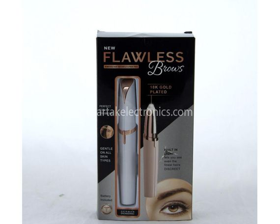 Триммер для бровей. eye brow epilater flawless brows BATTERY (100)