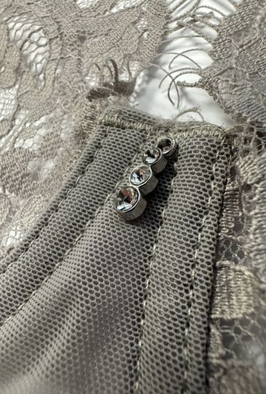 Боді Passion ZOVEL BODY light grey M | Зображення 7