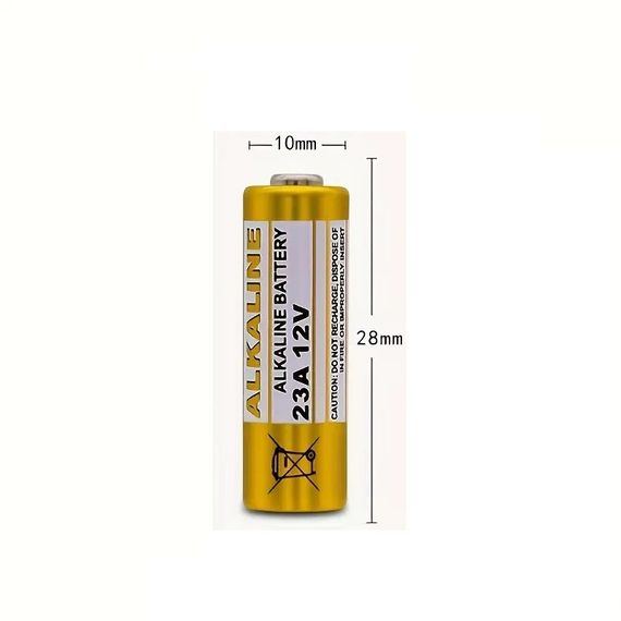 Батарейка цилиндрическая 23A 12V щелочная Alkaline | Зображення 3