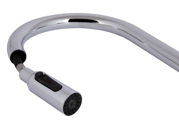 Змішувач для кухні Qtap Rozcesti з висувним виливом з підключенням для питної води QTROZ366CRM45938 | Зображення 4