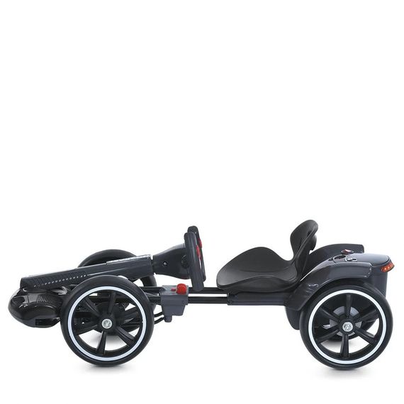 Дитячий електромобіль GO KART F1 з пультом і Bluetooth 390 Вт чорний • Дитячий електрокарт GO KART F1 на акумуляторі з пультом керуванн | Зображення 2