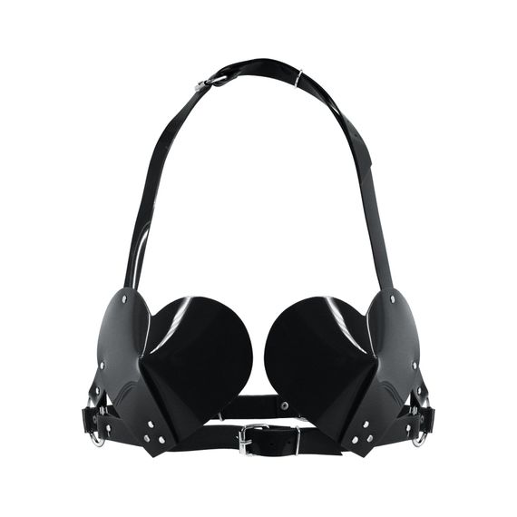 Бюстгальтер Серце Feral Feelings Hearts Bra Чорний One Size