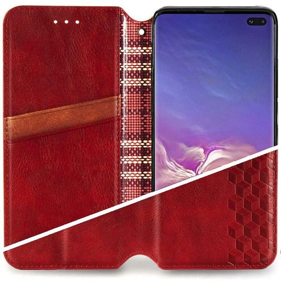 Шкіряний чохол-книжка GETMAN Cubic (PU) для Samsung Galaxy S21 FE | Зображення 2
