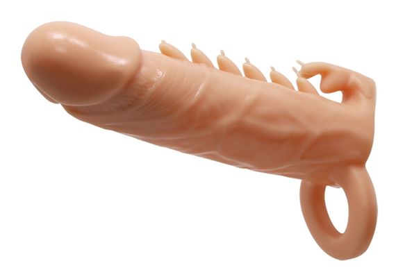 Подовжуюча насадка (подовжує на 4 см) PREETTY LOVE - Penis Sleeve Emmitt, BI-026246 Sex Aura | Зображення 5