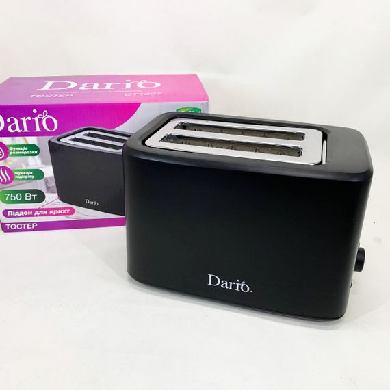 Тостер DARIO DT1007. Колір: чорний | Зображення 5