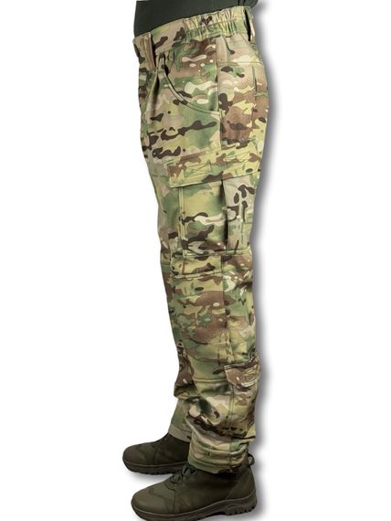 Зимові тактичні штани ЗСУ на флісі Softshell від RAPTOR TAC Мультикам 52/3 | Зображення 2