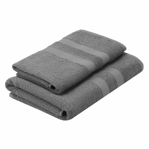 Набір рушників махрових Ardesto Splendid 50х90см, 70х140см, 2шт, 100% бавовна, сірий (ART2359GR) | Зображення 4