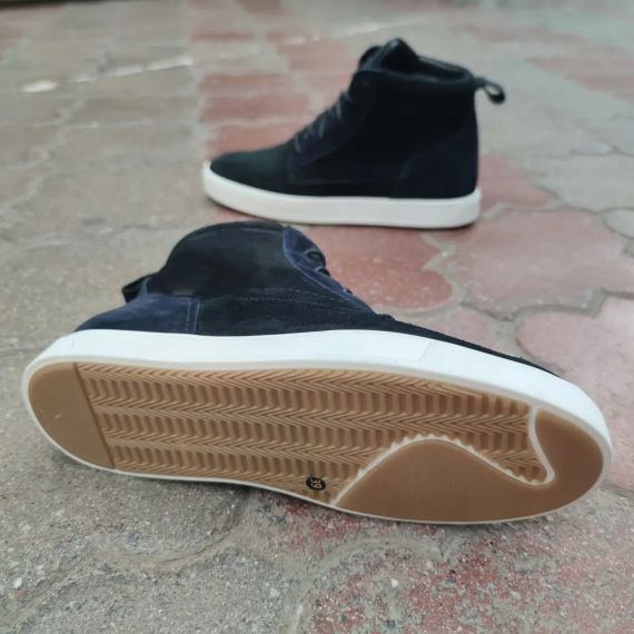 Чорні черевики із синіми вставками 41 розмір | Зображення 2