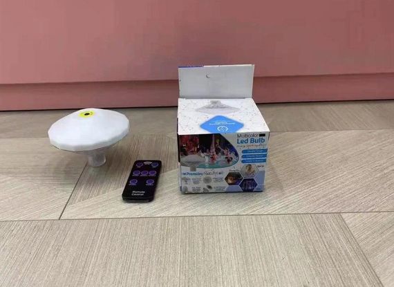 Світлодіодна RGB лампа, водонепроникна садова лампа для басейну, газона світильник на батарейках | Зображення 4