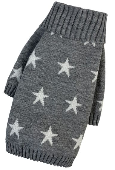 Светр в'язаний Зiрочки сiрий  Y-329 | Зображення 1