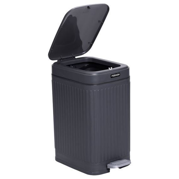 Відро для сміття з педаллю 5л відро для сміття з кришкою і педаллю Сірий HP-45-11G | Зображення 3