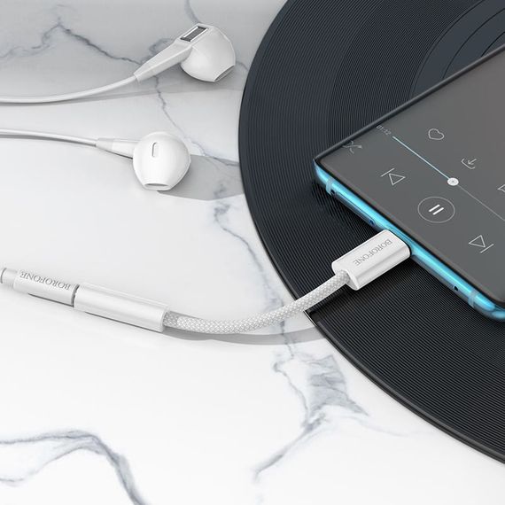 Переходник Borofone BV15 3.5mm to Type-C | Зображення 2