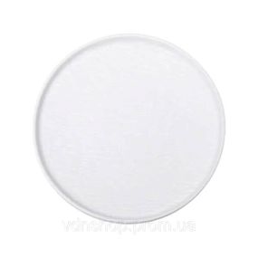 Тарелка фарфоровая 20 см плоская белая HP-7-733