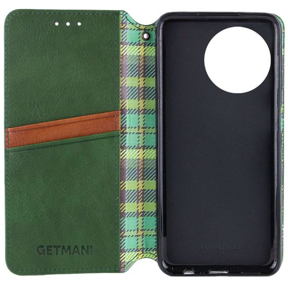 Шкіряний чохол-книжка GETMAN Cubic (PU) для Realme 11 4G Зелений | Зображення 2