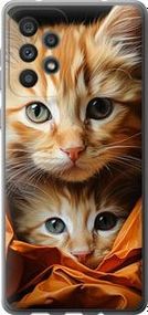 Чохол на Samsung Galaxy A73 A736B Котики 2 із силікону FCh_008294