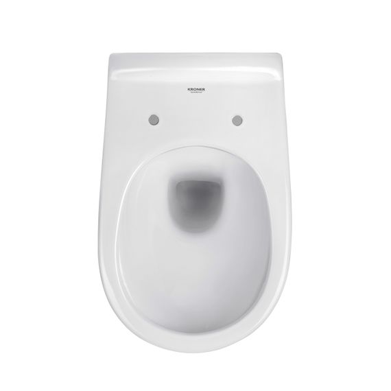 Унітаз підвісний безобідковий Kroner Oker WHI533536 RIMLESS з сидінням (KO533536WHIR) | Зображення 6