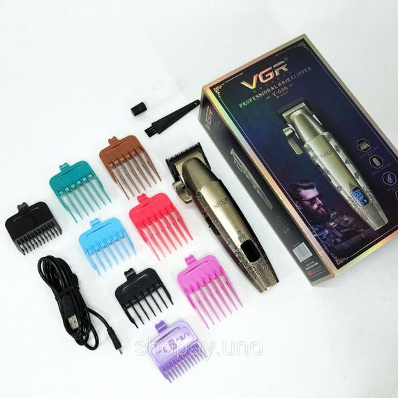 Електробритва для стрижки голови VGR, Машинка для стрижки акумуляторна з керамічними ножами BK-27 | Зображення 7