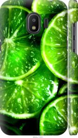 Чохол на Samsung Galaxy J2 2018 Зелені часточки лимона "852m-1351-2448"