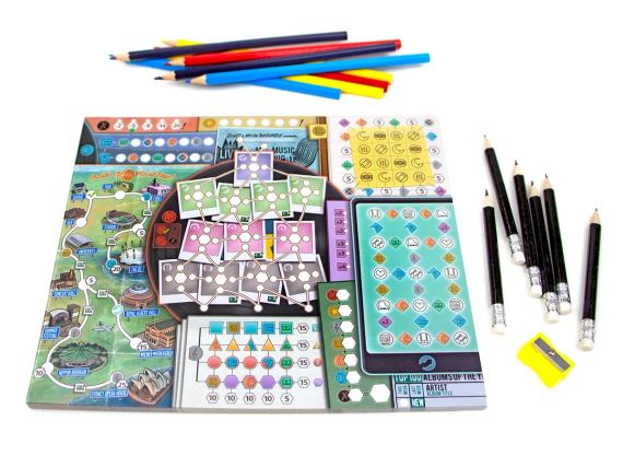 Настольная игра Draft & Write Records + 2 мини-дополнения укр. | Зображення 6