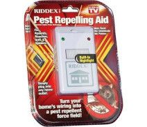 Электронный ультразвуковой отпугиватель насекомых и грызунов Riddex Pest Repelling Aid для улицы природы | Зображення 1