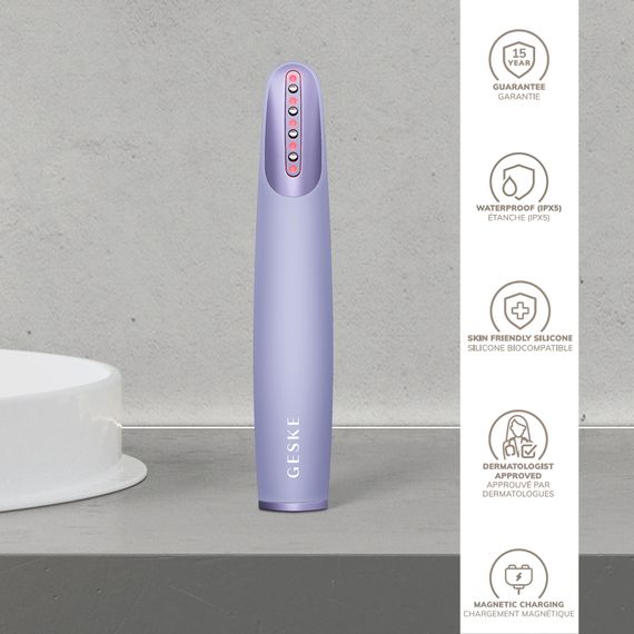 Пристрій для зміцнення і тонізації шкіри обличчя GESKE Skin Firming Wand 7в1 purple | Зображення 2