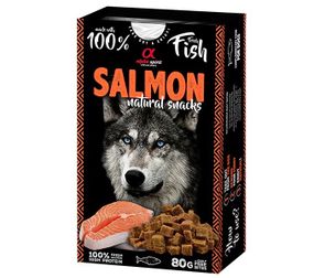 Ласощі для собак з лососем Alpha Spirit Salmon Natural Snacks, 80 гр
