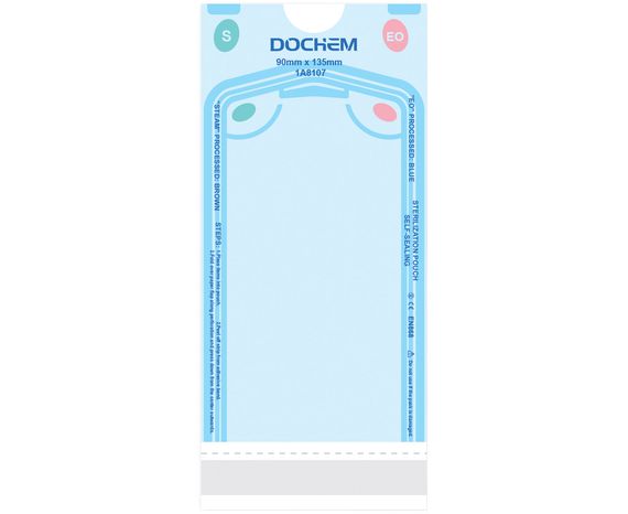 Самоклеючі стерилізаційні пакети Dochem Topsteri, 135 x 255 мм, (200 шт.) | Зображення 1