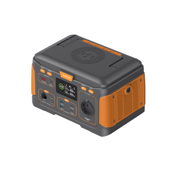 Портативна зарядна станція 83200mAh 300W чорний/помаранч Havit J300 | Зображення 1