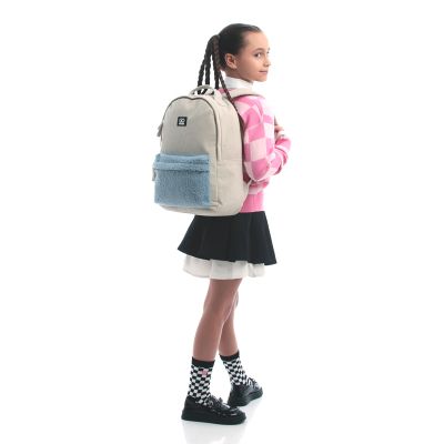 Рюкзак школьный GoPack Education Teens 147 бежевий (GO25-147M-1) | Зображення 6