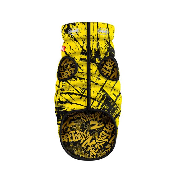 Курточка для собак WAUDOG Clothes двостороння, малюнок "Бетмен ескіз", M47, В 69-72 см, С 41-44 см