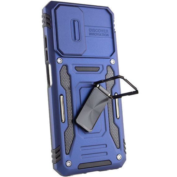 Ударостійкий чохол Camshield Army Ring для Xiaomi Redmi 9A Синій / Navy | Зображення 2