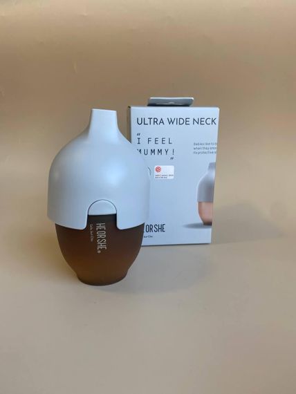 Пляшечка для годування HEORSHE 160 мл Сіра | Зображення 4