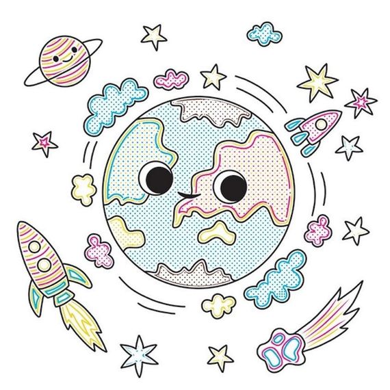 Дитяча книжка-розмальовка "У космосі" 1806012, 12 сторінок | Зображення 2